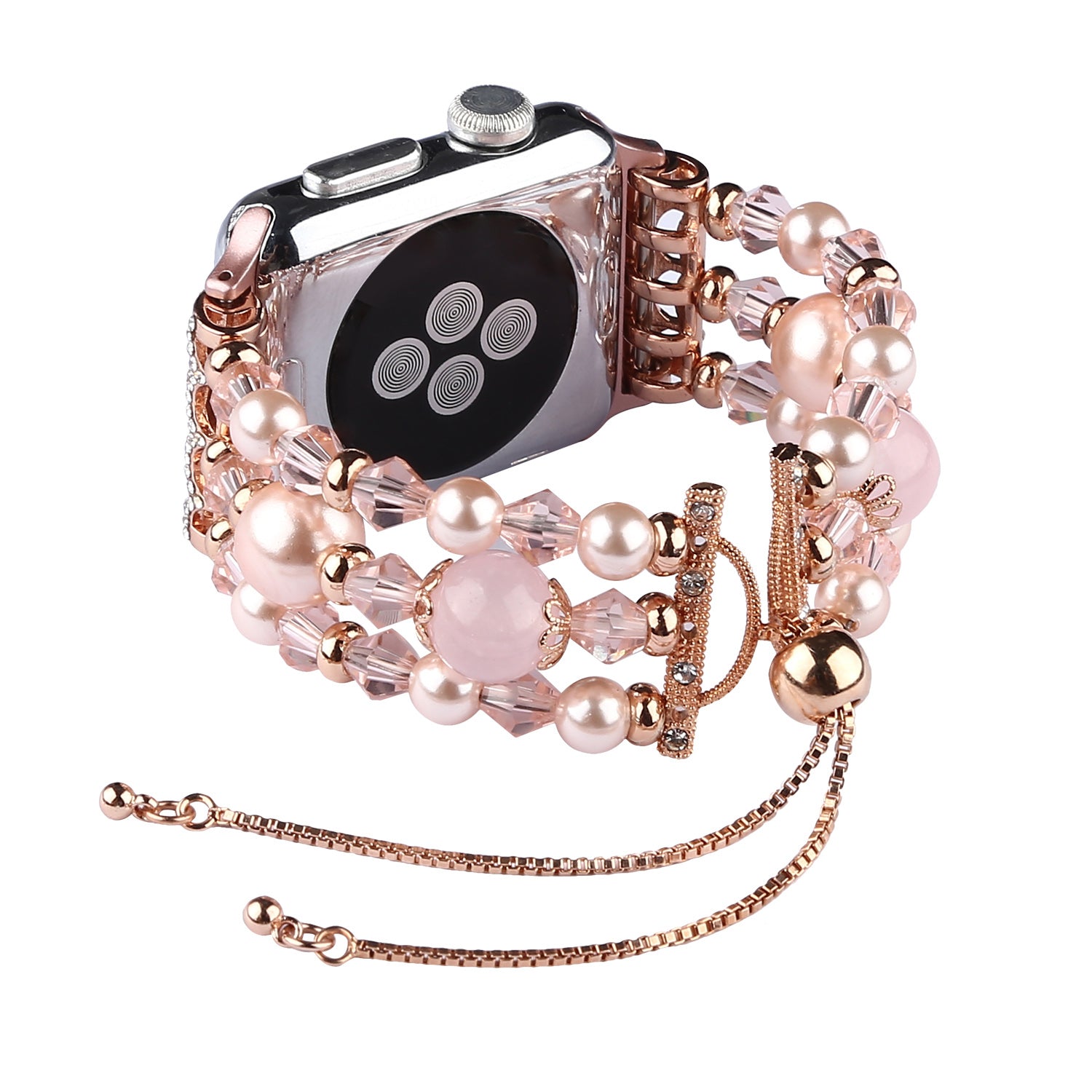 Fashionable Agate Pearl Smart Bracelet Smart Watch Strap for Apple Watch Ultra 2 49mm Series 9 45mm SE (2023) 44mm Ultra 49mm Series 8 45mm 7 45mm Apple Watch Series 1 2 3 42mm SE 44mm SE (2022) 44mm 6 5 4 44mm Fashionable Agate Pearl Smart Bracelet Smart Watch Strap for Apple Watch Ultra 2 49mm Series 9 45mm SE (2023) 44mm Ultra 49mm Series 8 45mm 7 45mm Apple Watch Series 1 2 3 42mm SE 44mm SE (2022) 44mm 6 5 4 44mm